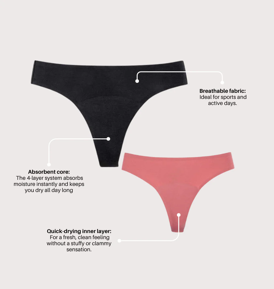Seamless Thong – Light Urine Leakage - Image 7